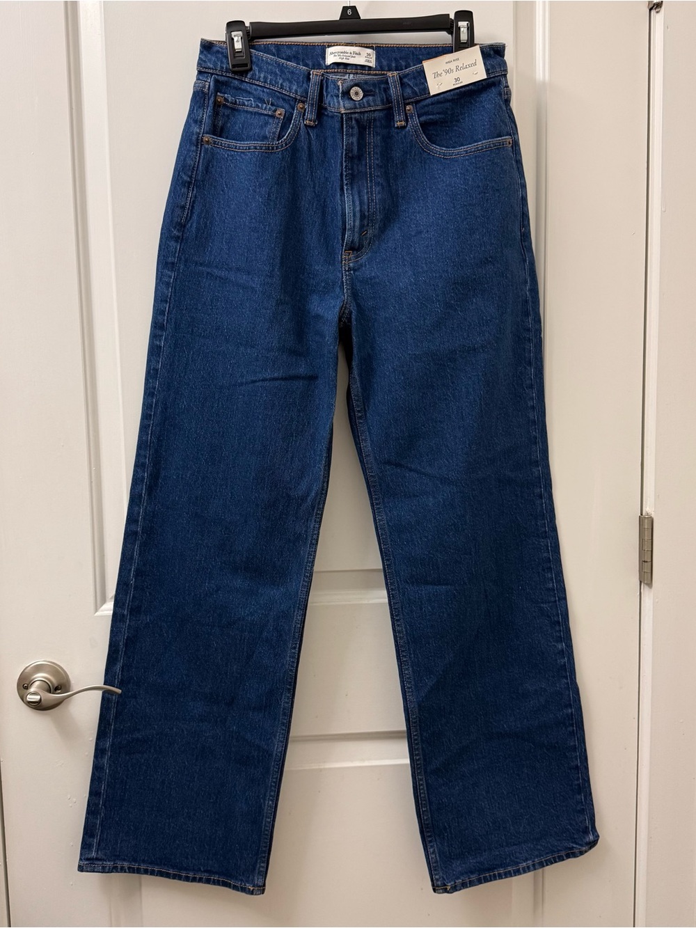Abercrombie & Fitch The 90’s Relaxed High-Rise Straight Leg Jeans